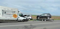 Accident în lanț în apropiere de Șagu cu 6 mașini implicate