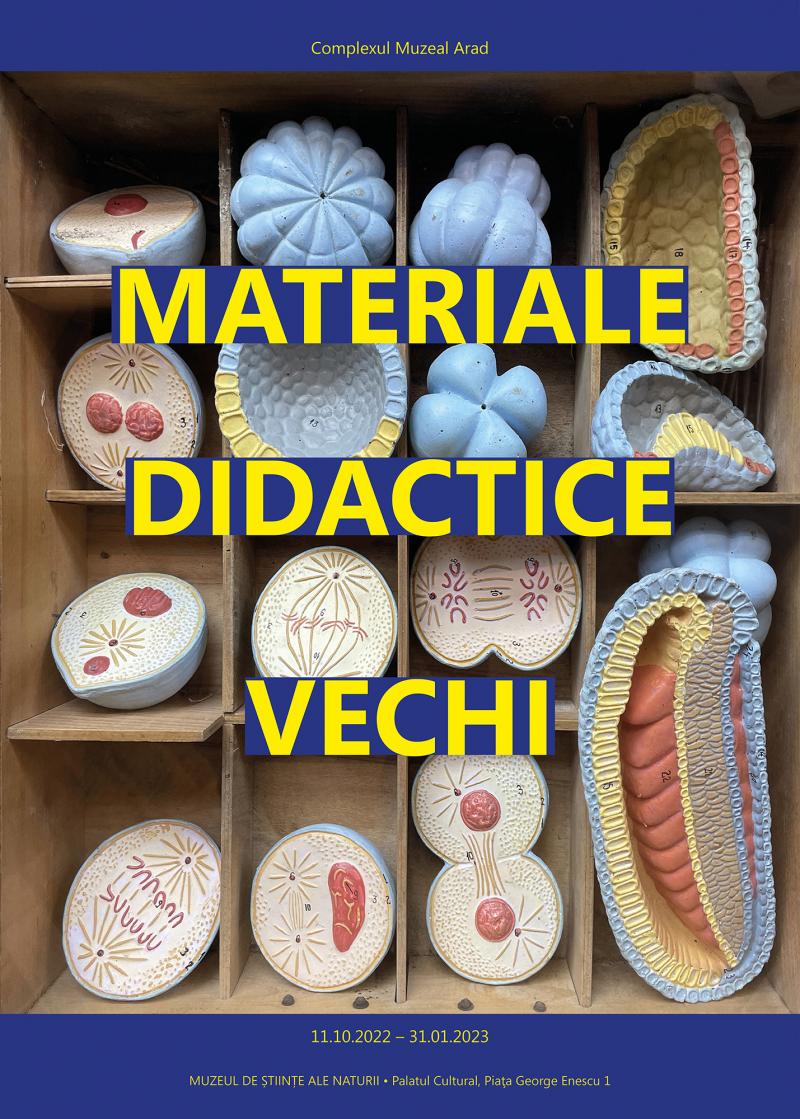 Expoziția ”Materiale didactice vechi” la Muzeul de Științe ale Naturii din Arad