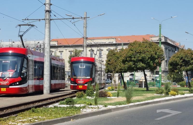 Fără tramvaie sâmbătă  pe tronsonul Podgoria – Piața Romană