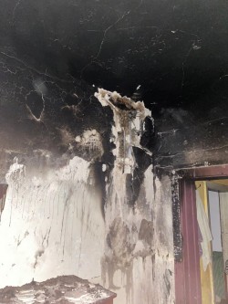 Pompierii au salvat din ghearele flăcărilor o casă din Seleuș