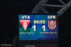 UTA a obținut un punct cu CFR Cluj în stil Dan Petrescu. UTA – CFR Cluj 1 -1