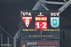 A jucat fotbal doar 13 minute și a terminat turul pe locul 13. UTA – Universitatea Craiova 1 – 2
