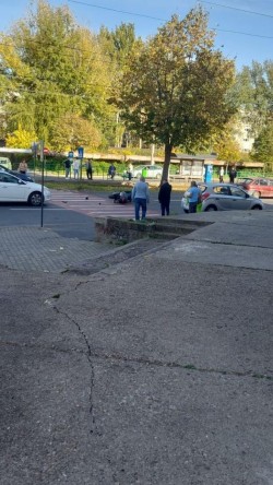 Blestem sau pur ghinion!? Al treilea motociclist accidentat în interval de câteva zile în Arad. Acesta din urmă a fost mai norocos căci a scăpat cu viață