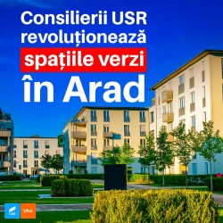 Premieră în România: Aradul are regulament pentru suprafața minimă de spațiu verde