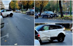 Al doilea accident Bd. Revoluției în nici 12 ore, de această data în timpul zilei și la intersecția cu str. Andrei Mureșan