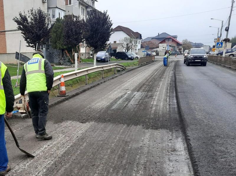 Trafic cu restricții pe DN 7 în zona Pecica, datorită executării de lucrări de reparații