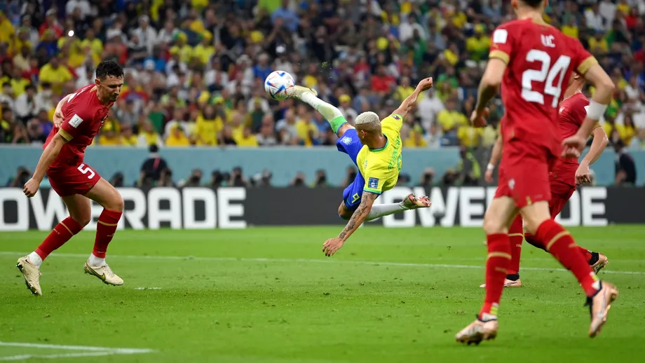 CLIPA DE MONDIAL: Samba braziliană mai tare ca hora sârbească. Brazilia – Serbia 2 – 0. Richarlison gol de senzație