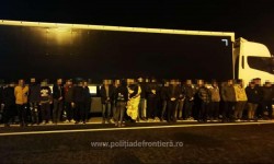 Au dat autobuzul pe camion. 46 de migranți depistați în două TIR-uri de polițiștii de frontieră arădeni
