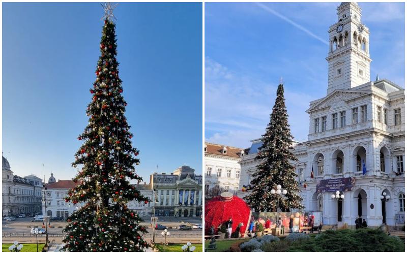 Cele 16 mii de leduri ale bradului de Crăciun, se aprind în 5 decembrie în prezența Moșului