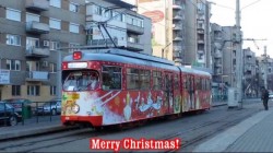 Din 5 decembrie intră în circulație tramvaiul lui moș Crăciun