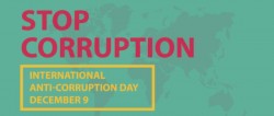 Ziua Internațională Anticorupție sărbătorită în 9 decembrie