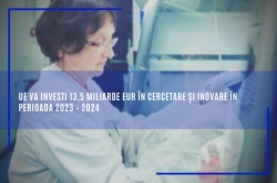 UE va investi 13,5 miliarde EUR în cercetare și inovare în perioada 2023 – 2024


