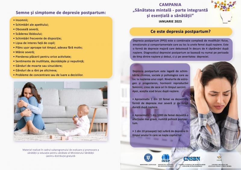 Sănătatea mintală – în atenția Direcției de Sănătate Publică Arad

