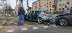 Accident cu 2 victime în vârstă în zona Indagrara din Arad