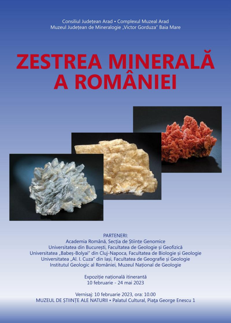 ”Zestrea Minerală a României” la Complexul Muzeal Arad