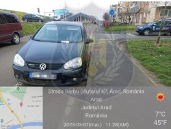 Mașinile parcate aiurea în ”Alfa” sub lupa polițiștilor locali din Arad