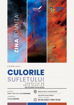 „Culorile sufletului” imortalizate într-o expoziție de pictură la Bibliotecă