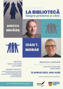 La Bibliotecă, despre prietenie și cărți cu Mircea Mihăieș și Ioan T. Morar