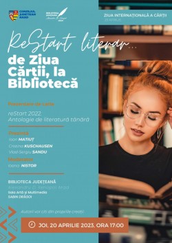 reStart literar... de Ziua Cărții, la Bibliotecă