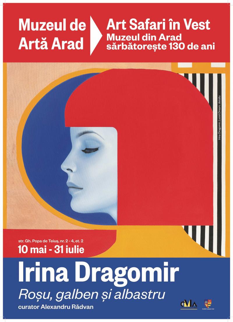 Superstarul artei contemporane cucerește Vestul. Prima expoziție Art Safari la Arad, cu ocazia redeschiderii Muzeului de Artă, este semnată de artista Irina Dragomir


