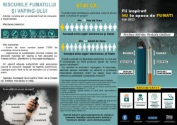 "Fii inspirat! Nu te apuca de fumat!" - campanie națională antitutun


