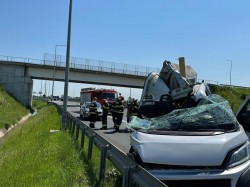 Accident rutier cu victimă pe autostrada A1 Deva-Nădlac. Circulația a fost restricționată