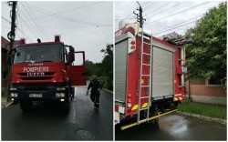 Tânăr de 19 ani evacuat de pompieri din casă și preluat de SMURD în urma unui incendiu pe strada Războieni