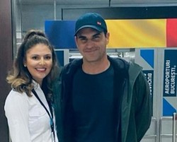 Roger Federer, vizită surpriză în România