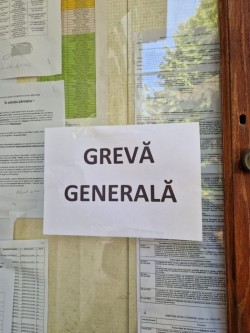 Greva profesorilor și angajaților din Educație continuă