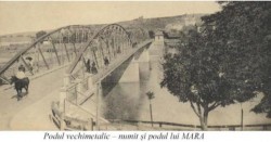 Podul istoric din Lipova, mutilat de incompetența administrației locale

