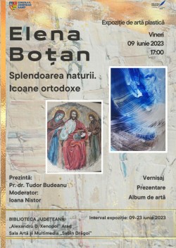 O invitație la pictură: Elena Boțan, la Biblioteca arădeană