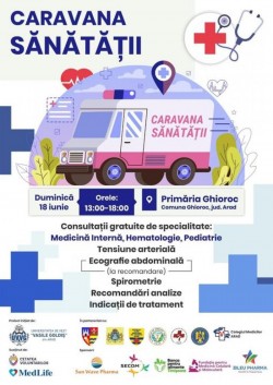 Caravana Sănătății a ajuns la Ghioroc