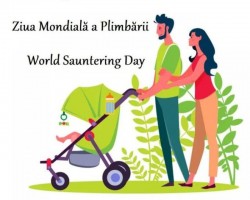 19 iunie - Ziua Mondială a Plimbării, (World Sauntering Day)

