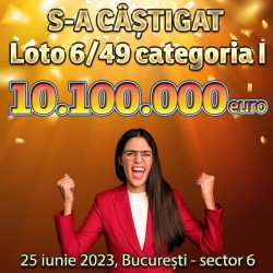 Un român s-a trezit peste noapte cu o avere de 10 milioane de euro. S-a câștigat cel mai mare premiu din istoria jocului Loto 6/49 în valoare de peste 50 de milioane de lei 