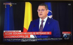 Directorul SRI, Eduard Hellvig, și-a dat demisia