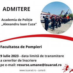 Tineri arădeni, dacă vă place să vă jucați cu focul, Facultatea de Pompieri vă așteaptă