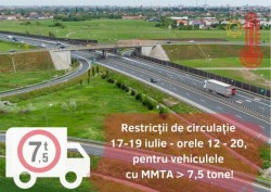 Restricții de circulație cauzate de caniculă în Arad și alte 20 de județe