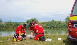 Canicula mai face o victimă. Un bărbat de 45 de ani scos înecat din Balta Măltăreț