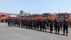 Alți patruzeci de pompieri români au fost detașați în sprijinul celor din insula Rodos