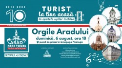 „În spatele ușilor închise” continuă cu turul „Orgile Aradului”