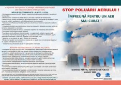 Campania lunii august ”Împreună pentru un aer mai curat!” 