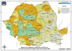 Rezerva de umiditate la cultura de porumb neirigat prezintă valori satisfăcătoare în județul Arad