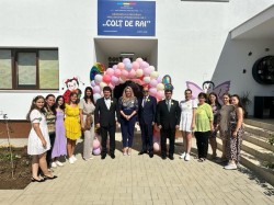 O nouă grădiniță și un afterschool inaugurate la Ghioroc, cu două zile înainte de începerea noului an școlar