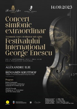 Festivalul „George Enescu”: Concert Extraordinar al violoncelistului Benjamin Kruithof cu Filarmonica Arad 