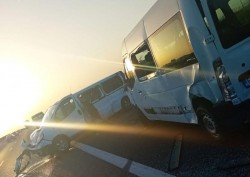 Trafic îngreunat din cauza unui accident grav pe autostrada A1