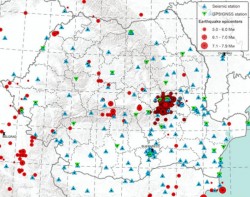 Pământul s-a cutremurat de 2 ori în decursul a doar 2 minute azi noapte în România