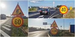 Acces îngreunat de pe autostradă spre Timișoara! Restricții de circulație în sensul giratoriu al centurii Timișoara Nord cu DJ 691 Dumbrăvița – Giarmata - Pișchia

