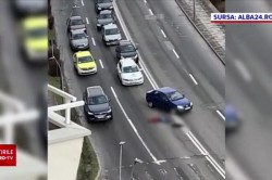 Francez în comă după ce a sărit din mașină pe autostradă între Arad și Nădlac 