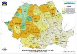 Rezerva de umiditate în sol este satisfăcătoare în județul Arad