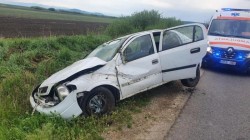 2 victime transportate la UPU Arad în urma unui accident produs între 2 mașini lângă Sebiș